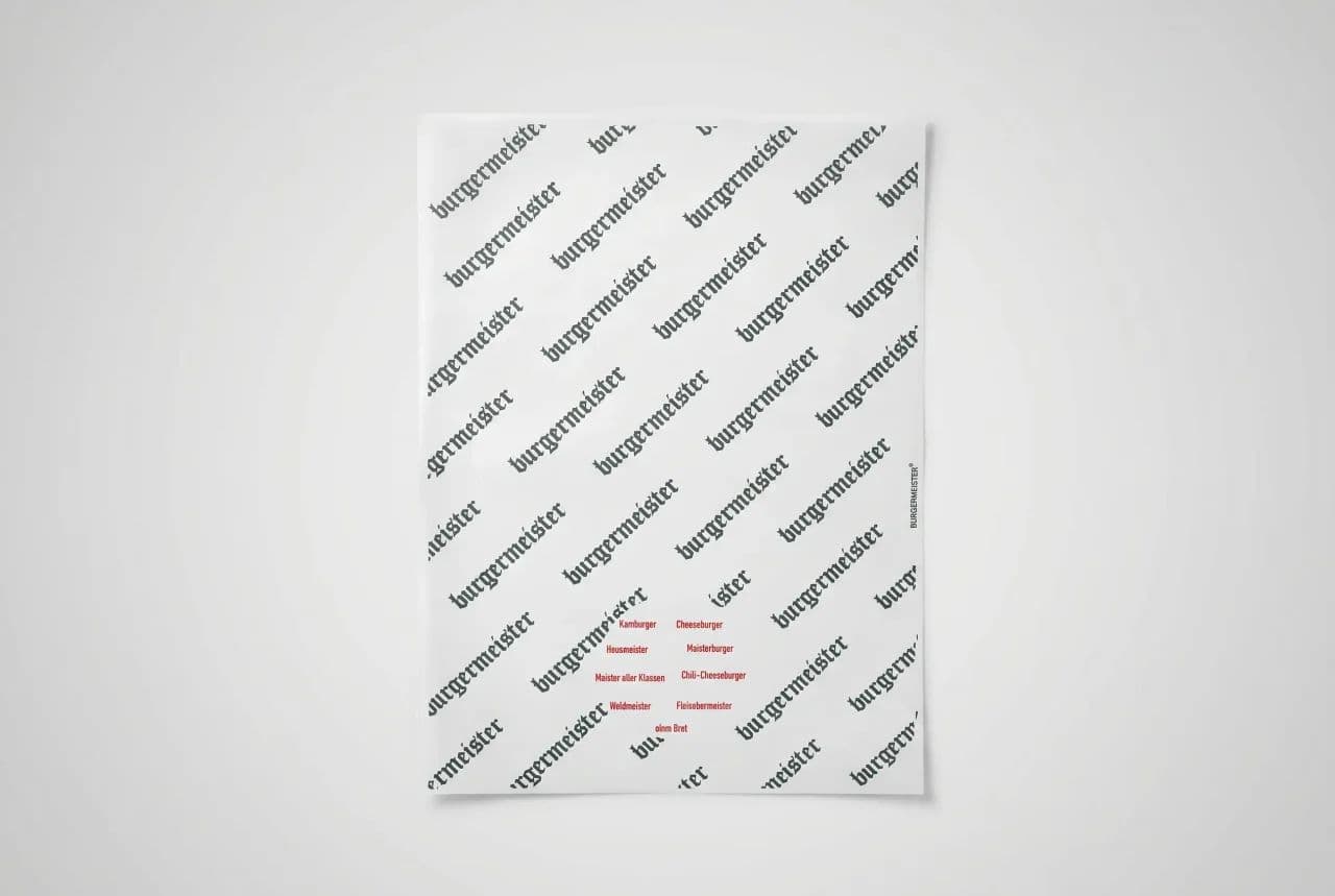 Burgermeister — Wrap-Papier